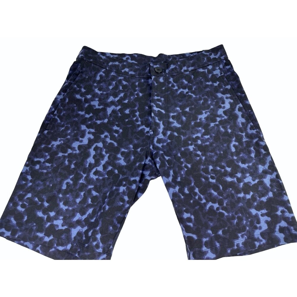 Good Man Brand Men’s Small Stretch Chino Shorts Navy Black Drawstring NWT